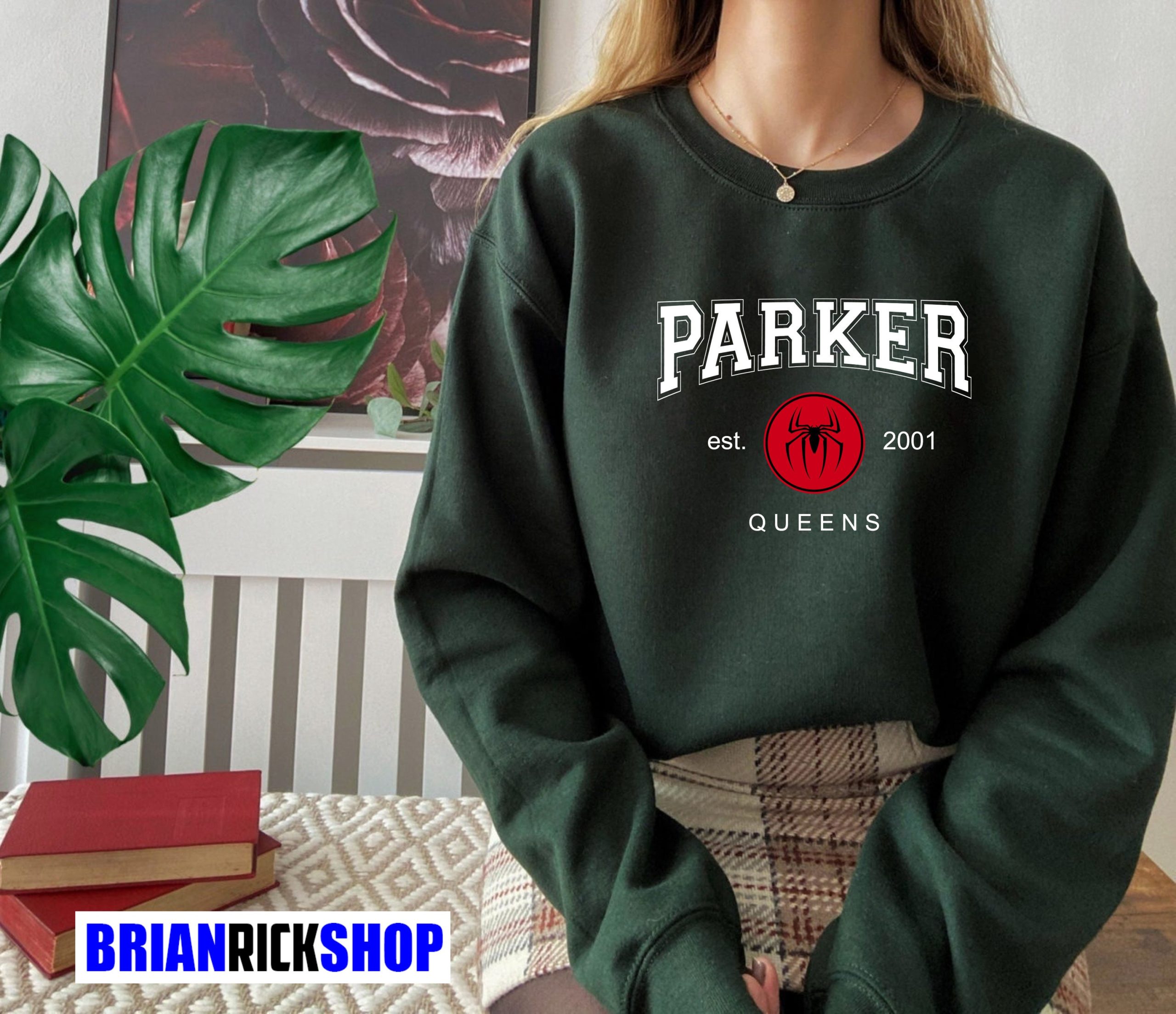 Spider-Man Parker Est 2001 Qeen Classic Design Unisex Sweatshirt Spider-Man Parker Est 2001 Qeen Classic Design Unisex Sweatshirt
