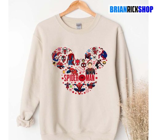 Spiderman Peter Parker Mickey Marvel Unisex Sweatshirt