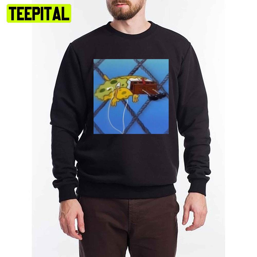 Spongebob When Listening Running Up That Hill Kate Bush Stranger Things 4 2022 Unisex T-Shirt Spongebob When Listening Running Up That Hill Kate Bush Stranger Things 4 2022 Unisex T-Shirt