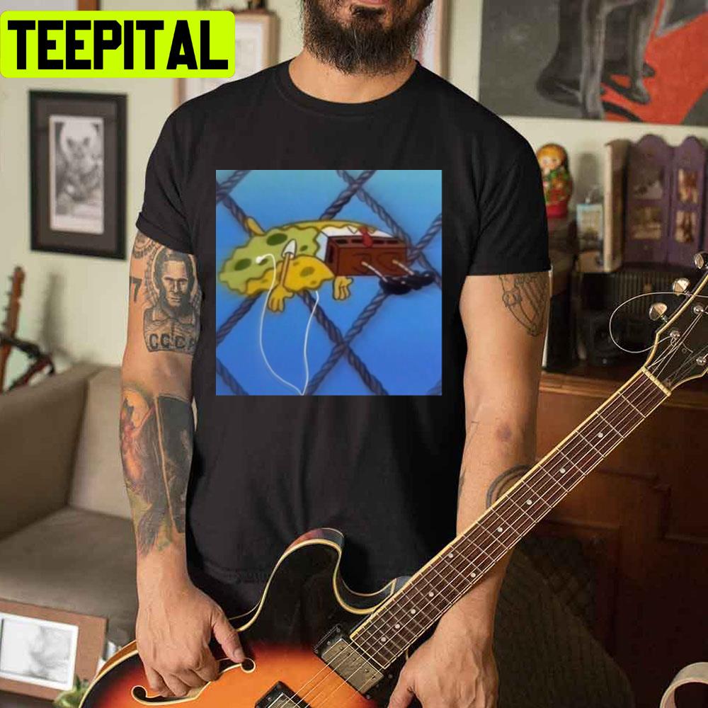 Spongebob When Listening Running Up That Hill Kate Bush Stranger Things 4 2022 Unisex T-Shirt Spongebob When Listening Running Up That Hill Kate Bush Stranger Things 4 2022 Unisex T-Shirt