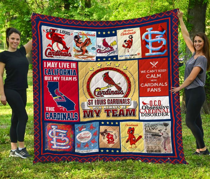 St Louis Cardinals California Quilt Blanket St Louis Cardinals California Quilt Blanket