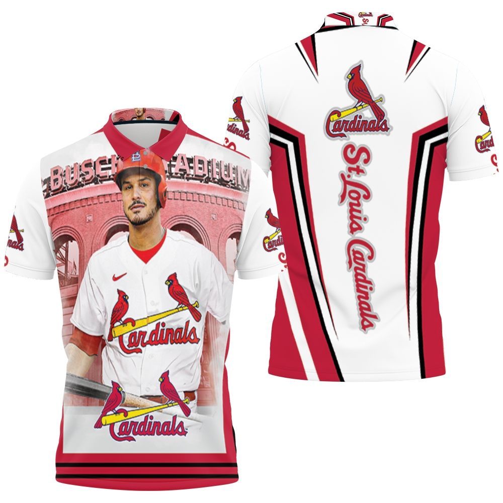 St Louis Cardinals Nolan Arenado Busch Stadium For Fan Polo Shirt All Over Print Shirt 3d T-shirt St Louis Cardinals Nolan Arenado Busch Stadium For Fan Polo Shirt All Over Print Shirt 3d T-shirt