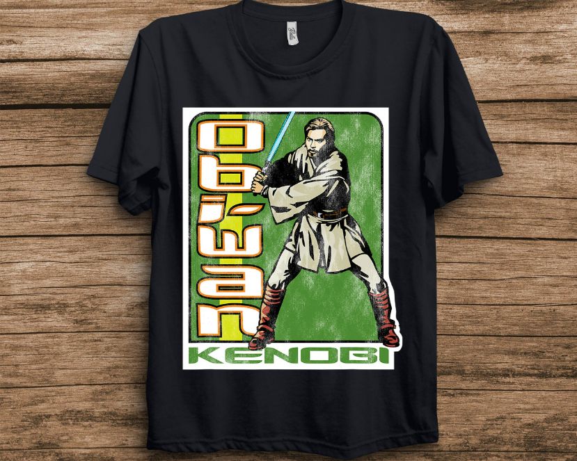 Star Wars Attack of the Clones Obi-Wan Kenobi T-Shirt Star Wars Attack of the Clones Obi-Wan Kenobi T-Shirt