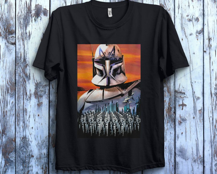 Star Wars Clone Wars Captain Rex Clone Troopers Unisex Gift T-Shirt Star Wars Clone Wars Captain Rex Clone Troopers Unisex Gift T-Shirt