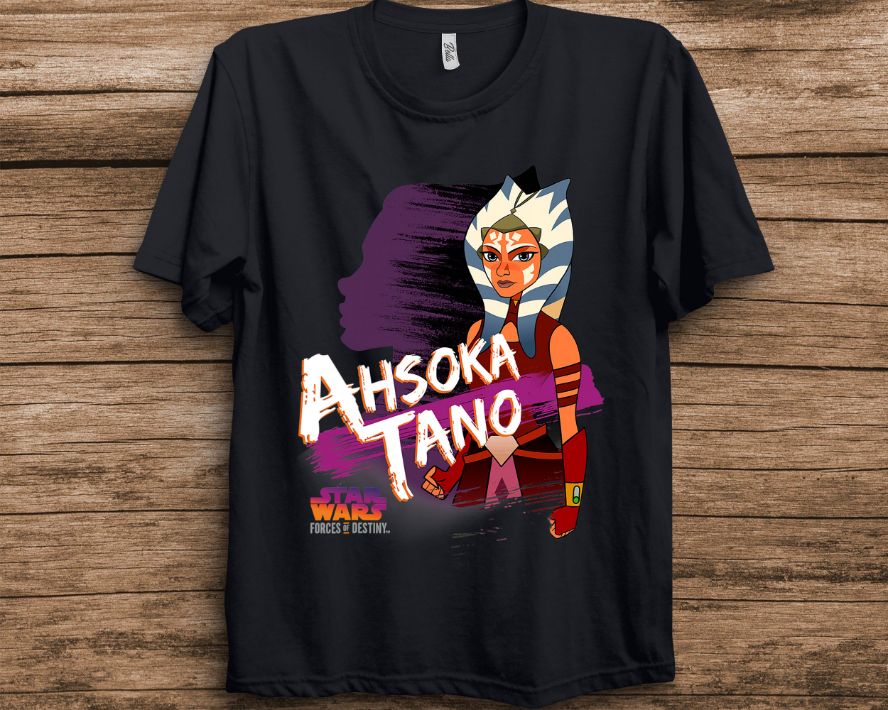 Star Wars Forces of Destiny Ahsoka Tano Shadow T-Shirt Star Wars Forces of Destiny Ahsoka Tano Shadow T-Shirt