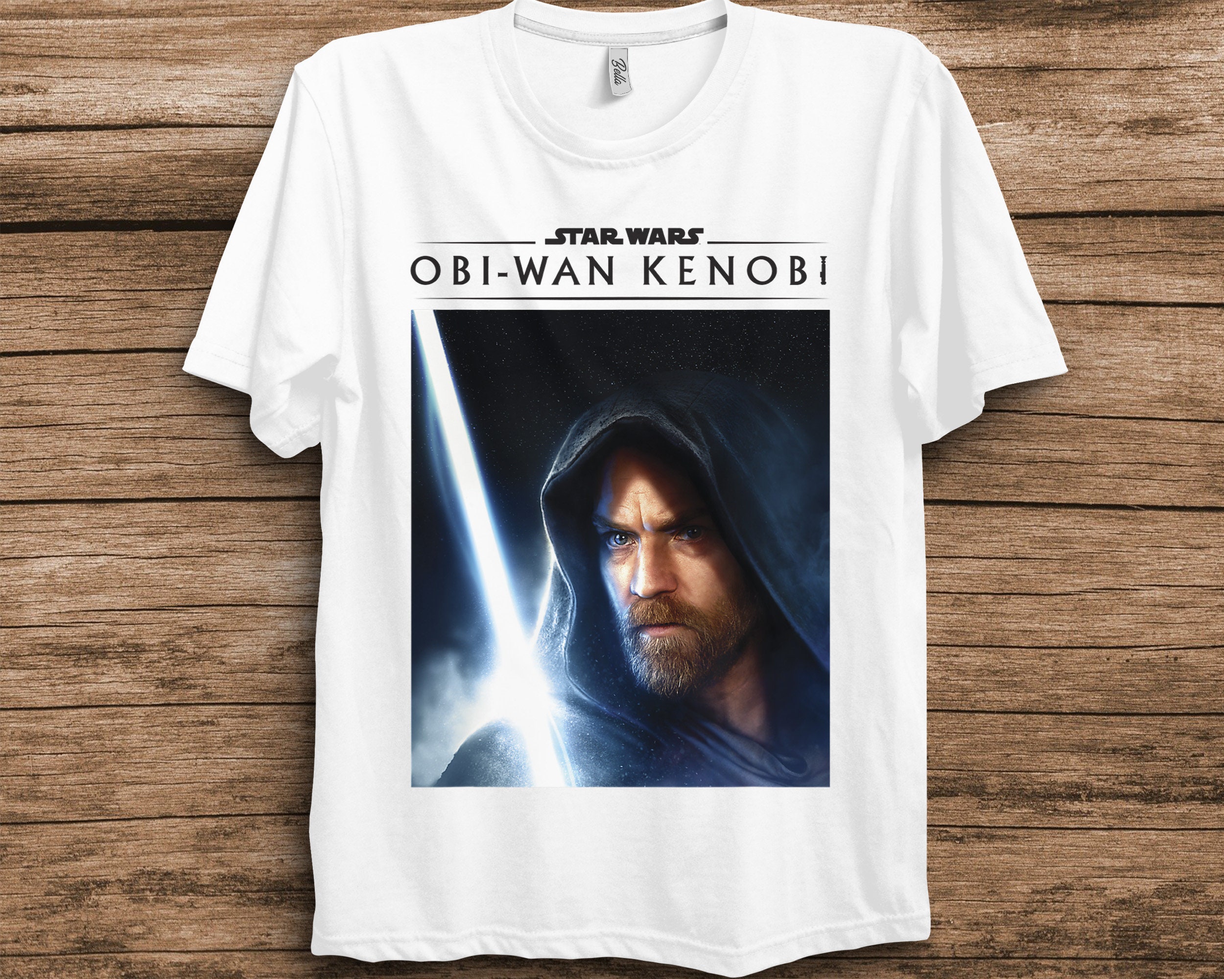 Star Wars Obi-Wan Kenobi Big Face Lightsaber Unisex T-Shirt Star Wars Obi-Wan Kenobi Big Face Lightsaber Unisex T-Shirt