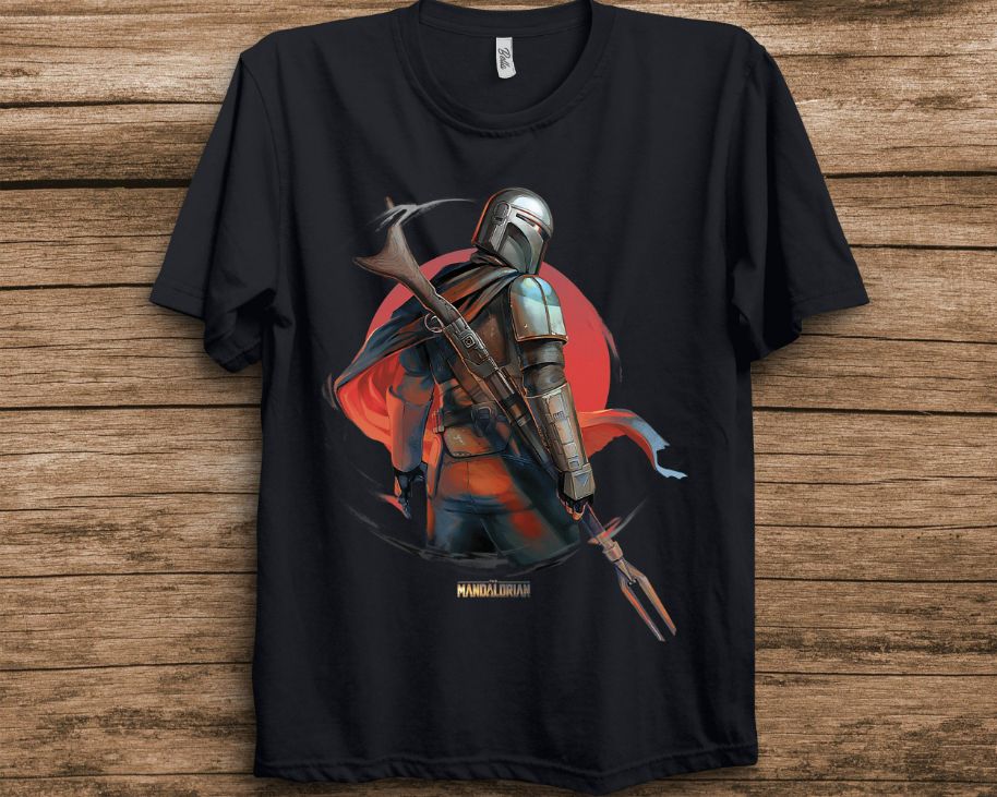Star Wars The Mandalorian Detailed Portrait Unisex T-Shirt Star Wars The Mandalorian Detailed Portrait Unisex T-Shirt