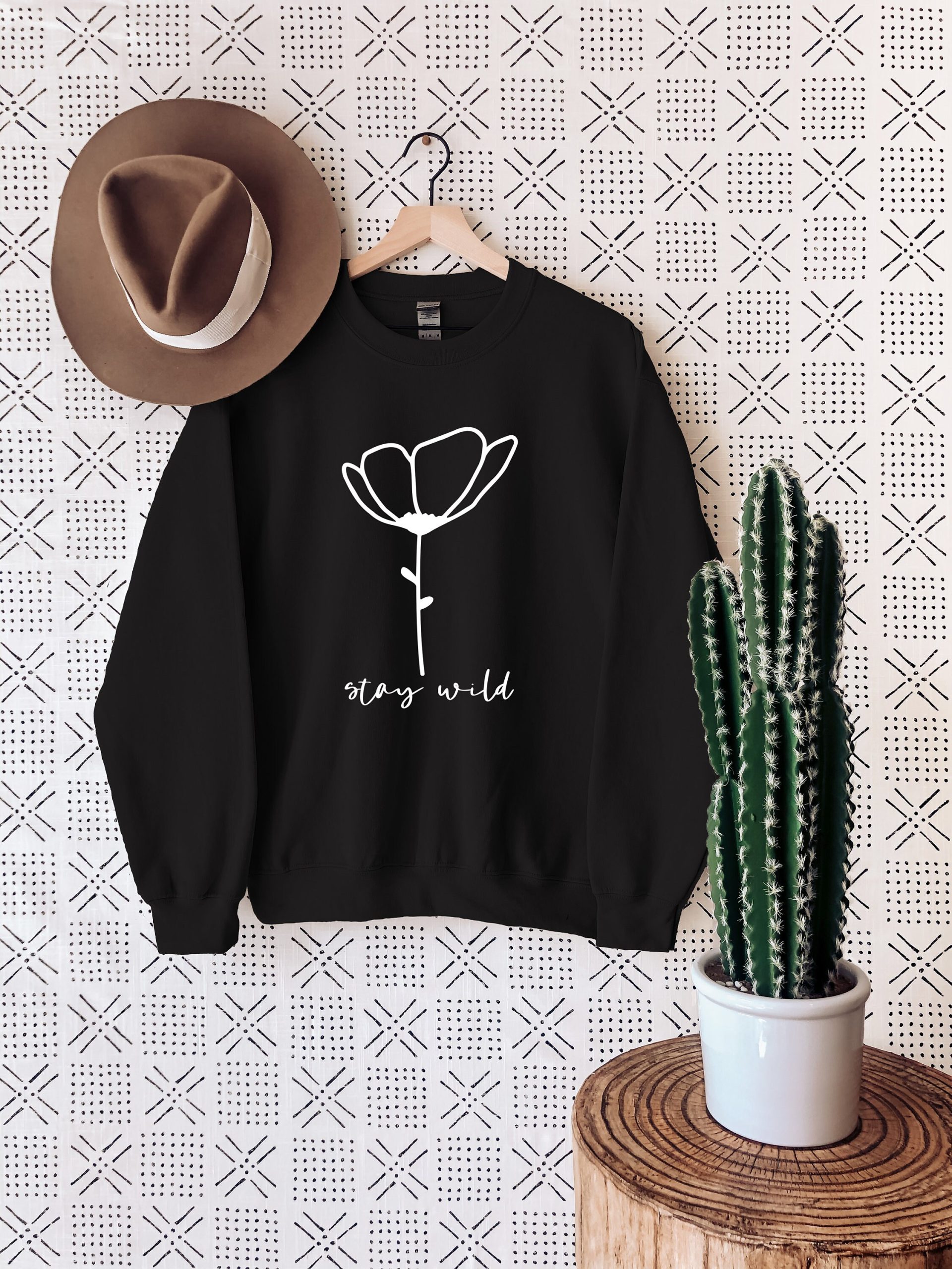Stay Wild Cute Autumn Unisex Sweatshirt Stay Wild Cute Autumn Unisex Sweatshirt
