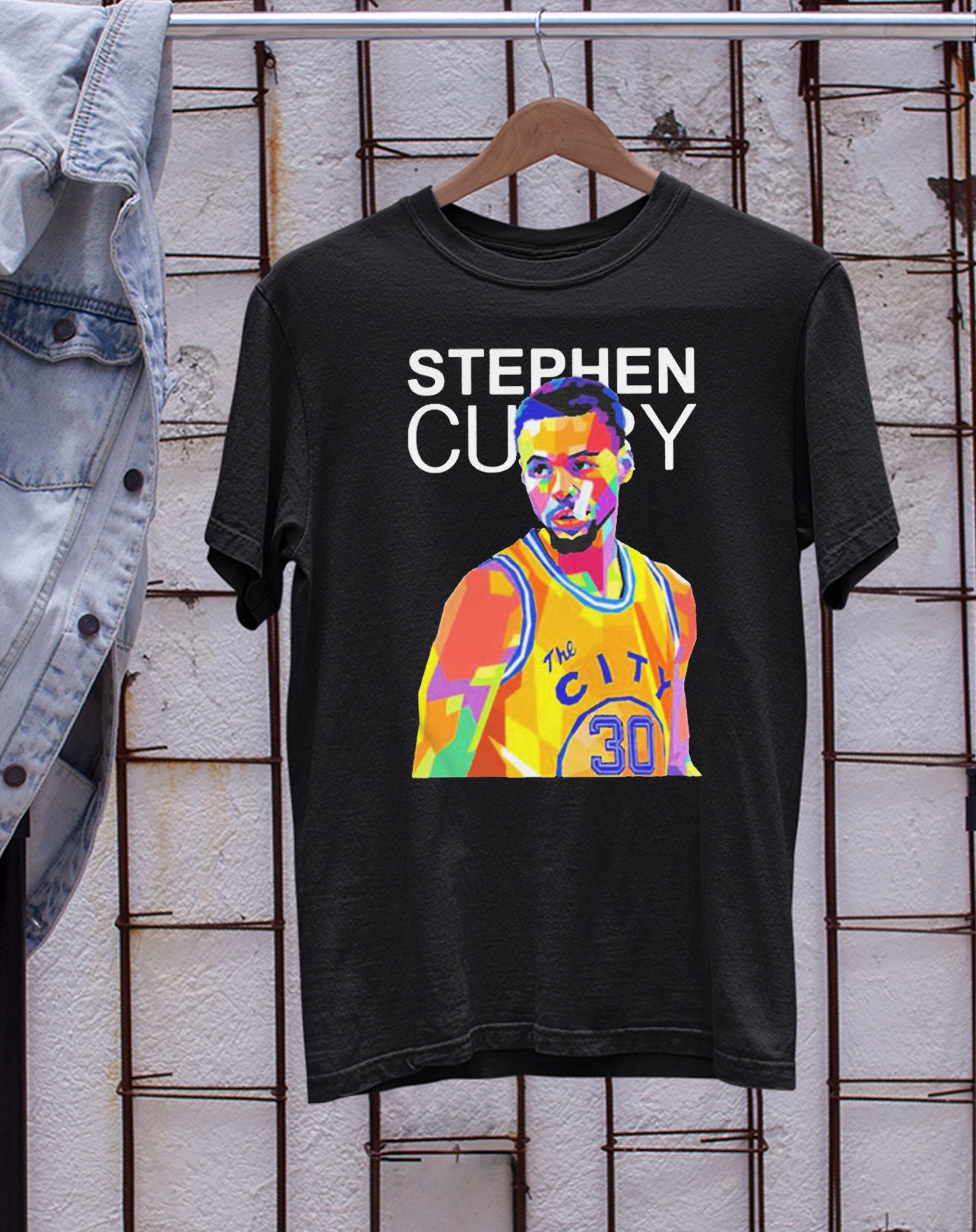 Stephen Curry Golden State Warriors Basketball Digital Art Unisex T-Shirt Stephen Curry Golden State Warriors Basketball Digital Art Unisex T-Shirt