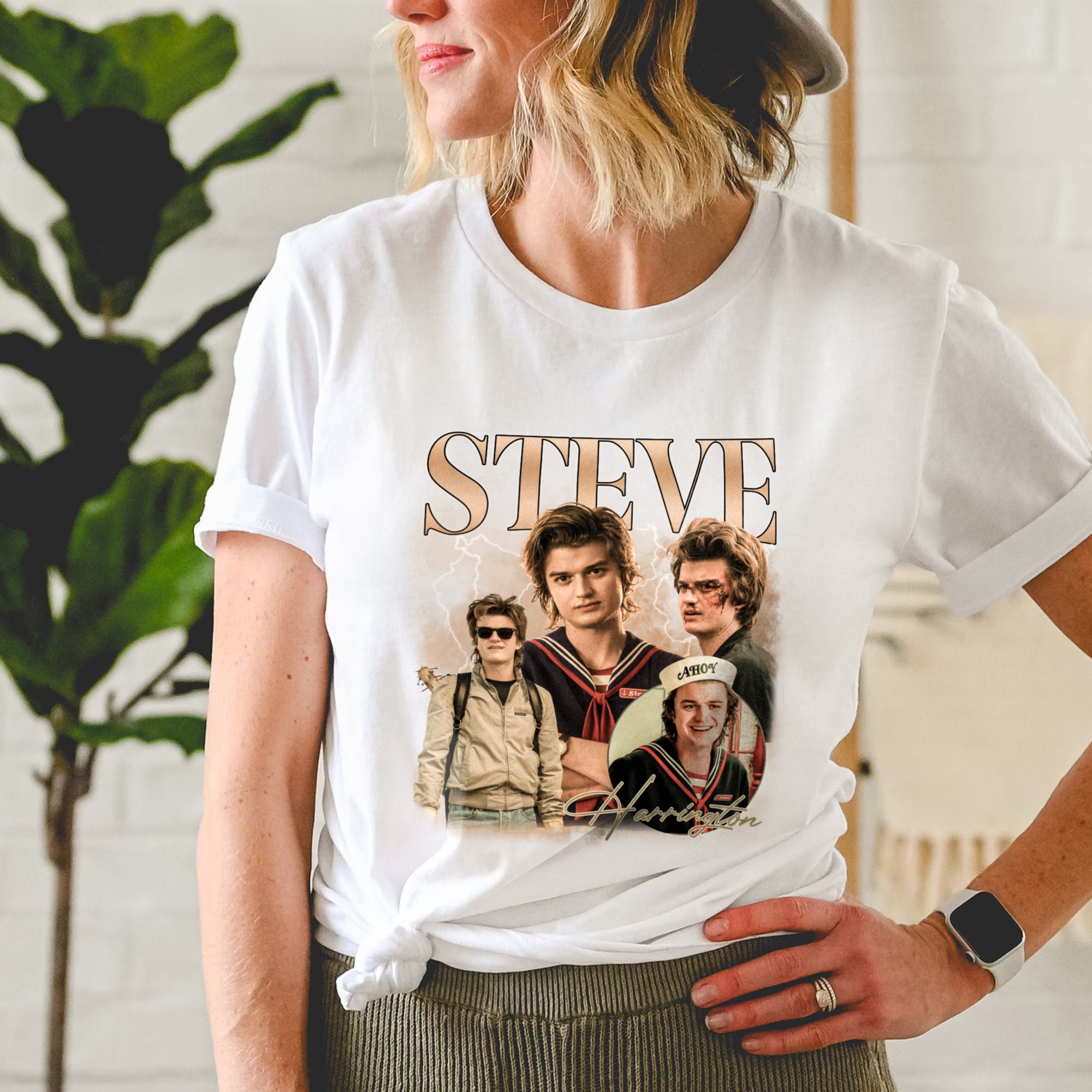 Steve Harrington Scoops Ahoy Ice Cream Parlor Stranger Things 4 Steve Harrington Unisex T-Shirt Steve Harrington Scoops Ahoy Ice Cream Parlor Stranger Things 4 Steve Harrington Unisex T-Shirt