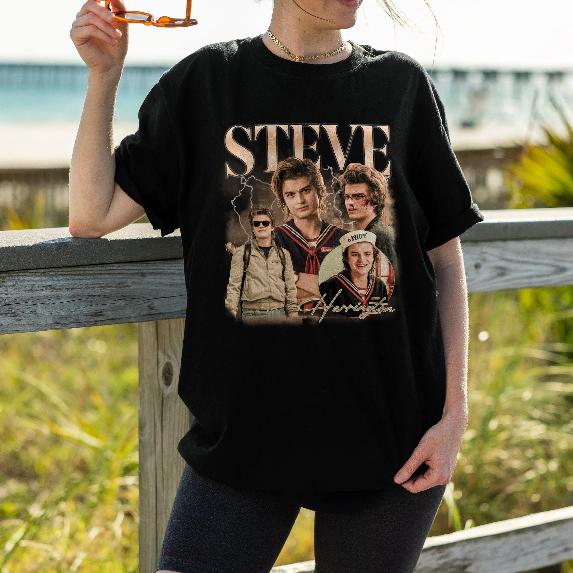 Steve Harrington Scoops Ahoy Ice Cream Parlor Stranger Things 4 Steve Harrington Unisex T-Shirt Steve Harrington Scoops Ahoy Ice Cream Parlor Stranger Things 4 Steve Harrington Unisex T-Shirt