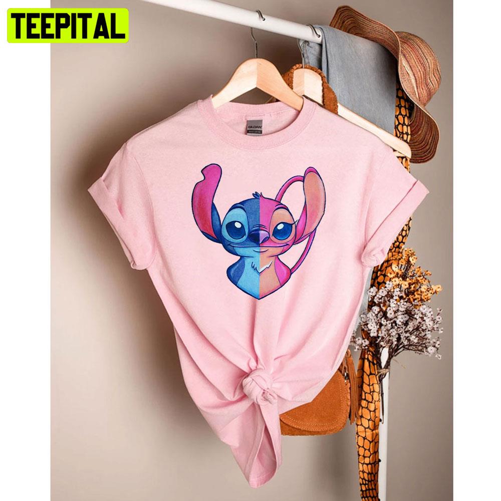 Stitch And Angel Soulmate Unisex T-Shirt Stitch And Angel Soulmate Unisex T-Shirt