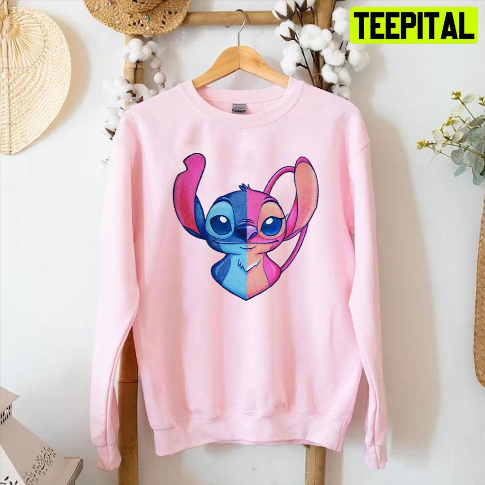 Stitch And Angel Soulmate Unisex T-Shirt Stitch And Angel Soulmate Unisex T-Shirt