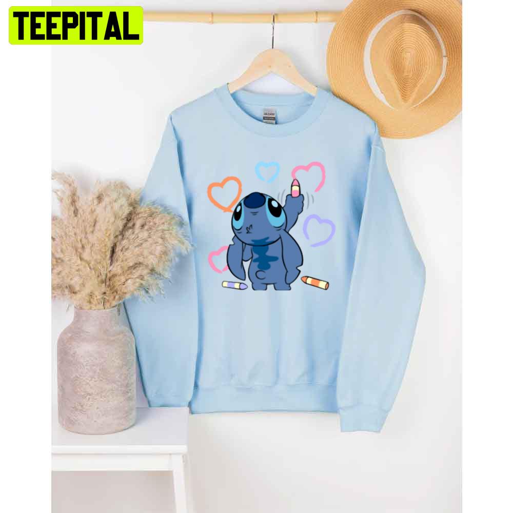 Stitch Drawing Heart Unisex T-Shirt Stitch Drawing Heart Unisex T-Shirt