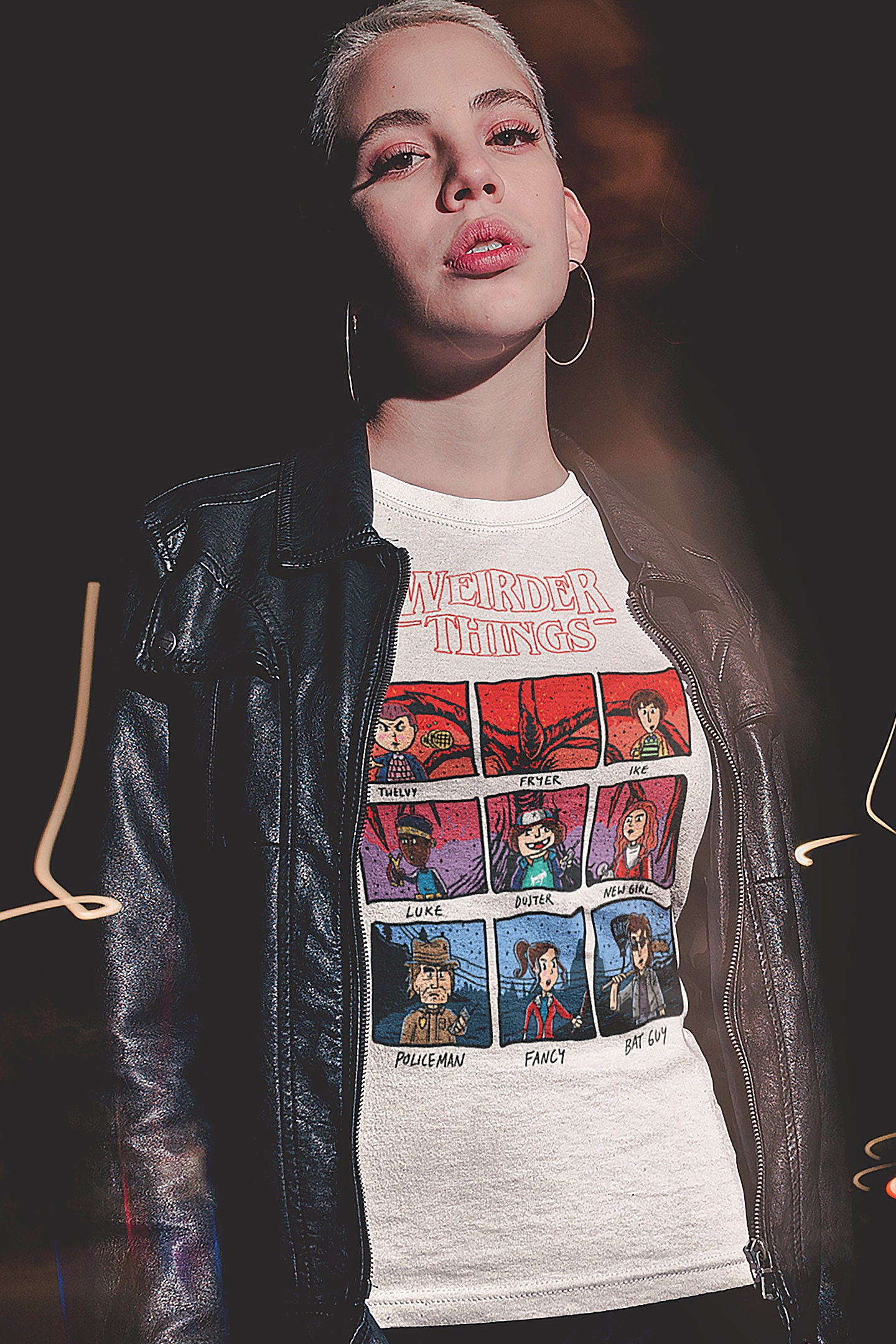 Stranger Things Cartoon Design Art Unisex T-Shirt Stranger Things Cartoon Design Art Unisex T-Shirt
