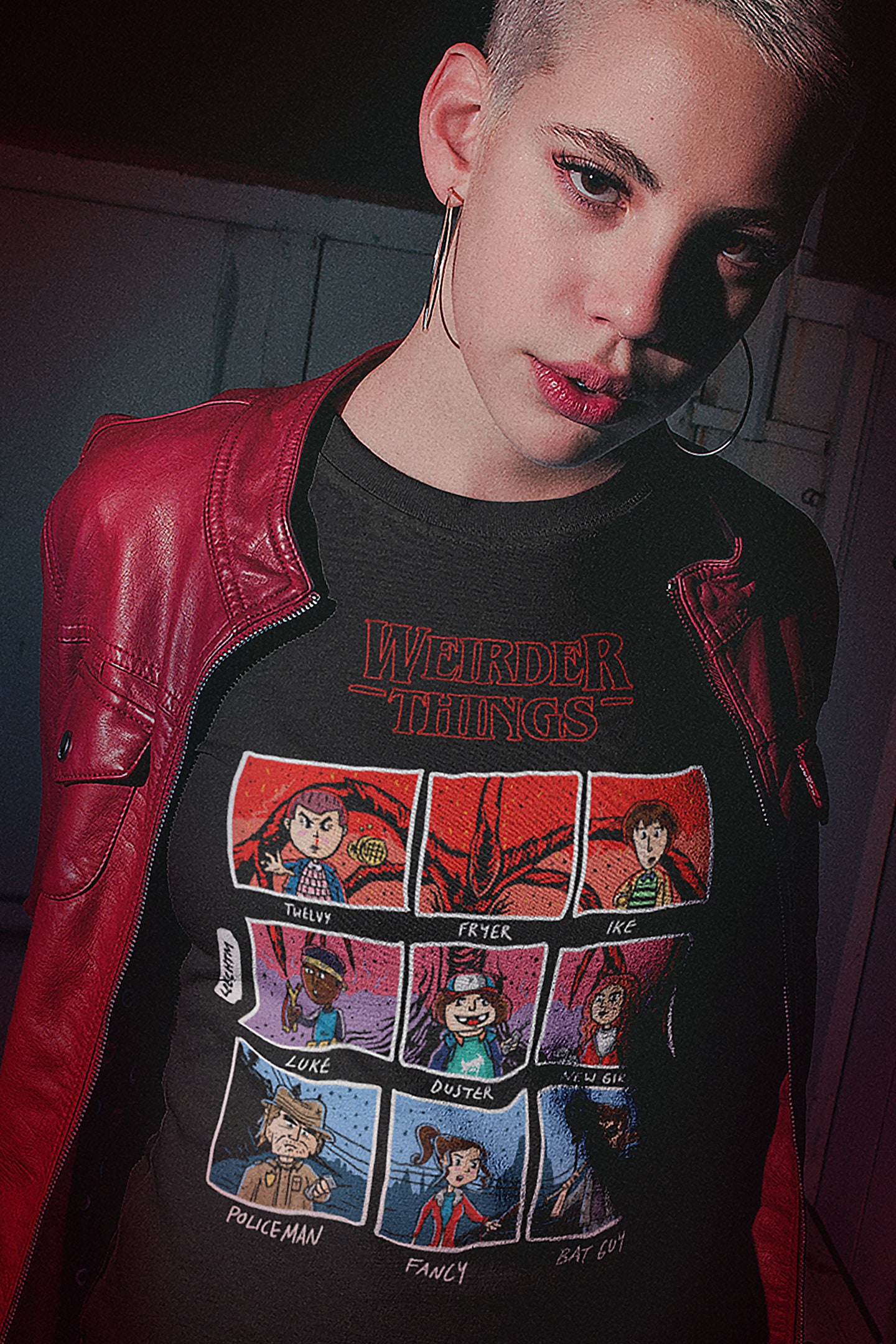 Stranger Things Cartoon Design Art Unisex T-Shirt Stranger Things Cartoon Design Art Unisex T-Shirt