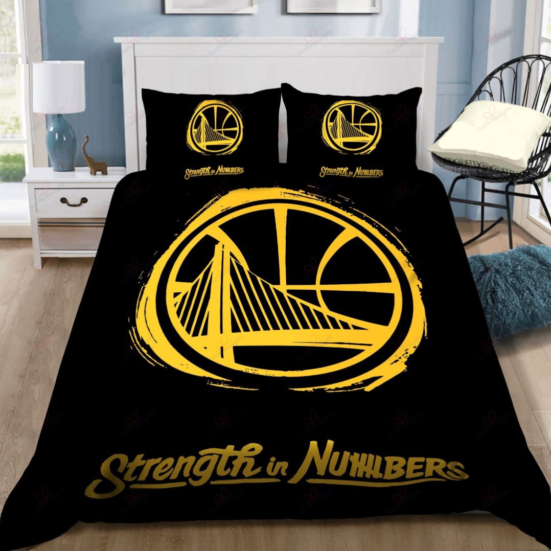 Strength In Numbers Golden State Warriors Bedding Set Strength In Numbers Golden State Warriors Bedding Set