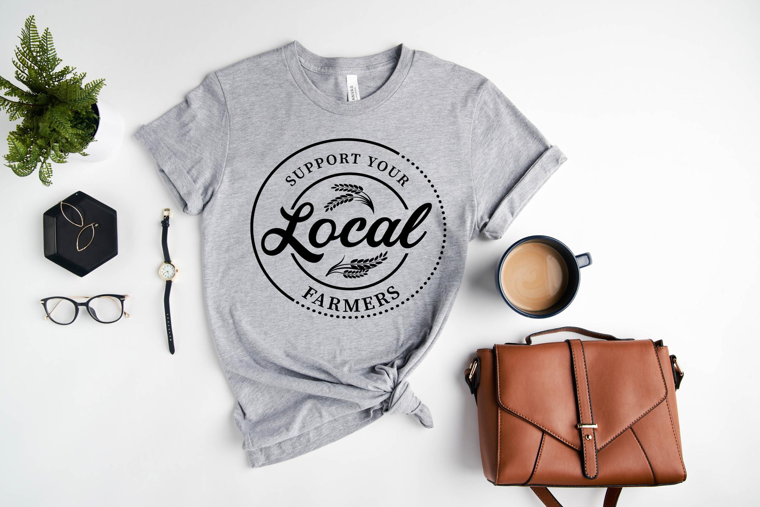 Support Your Local Farm Farmer Unisex T-Shirt Support Your Local Farm Farmer Unisex T-Shirt