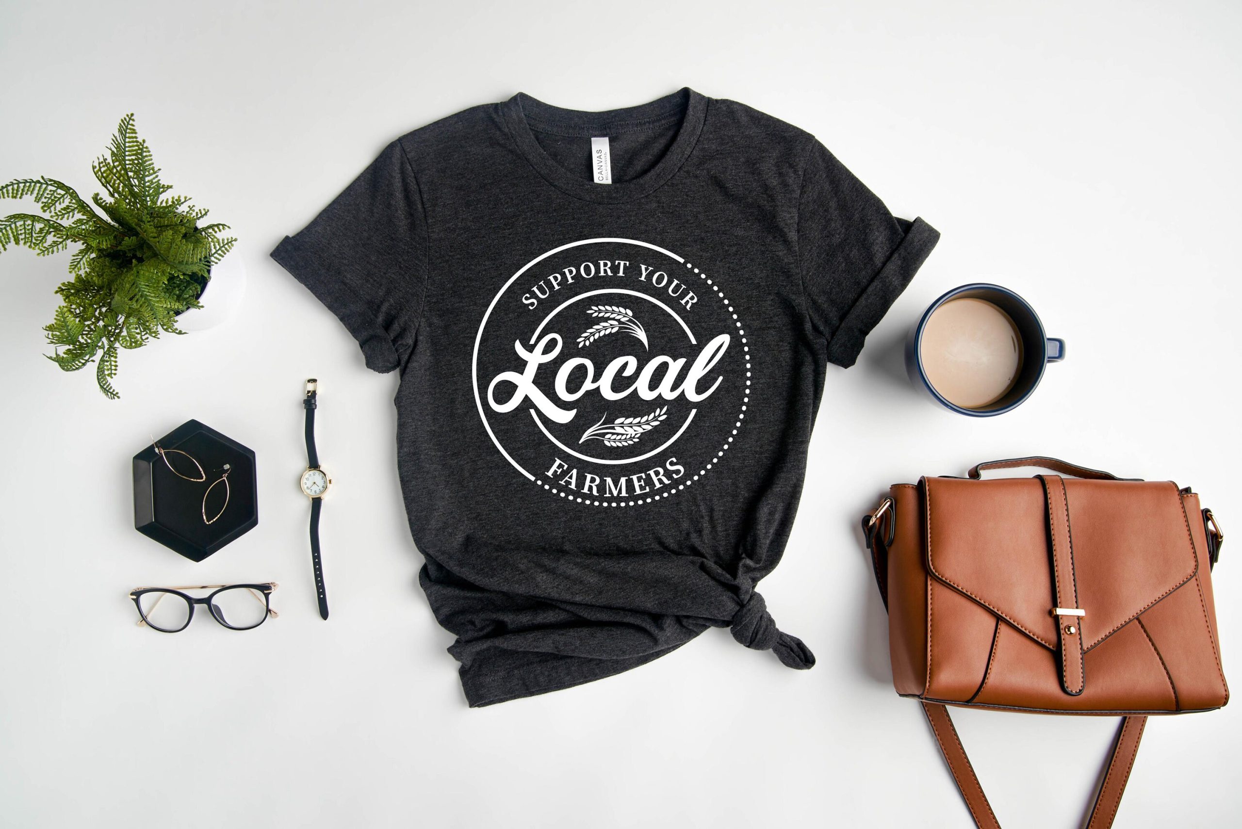 Support Your Local Farm Farmer Unisex T-Shirt Support Your Local Farm Farmer Unisex T-Shirt