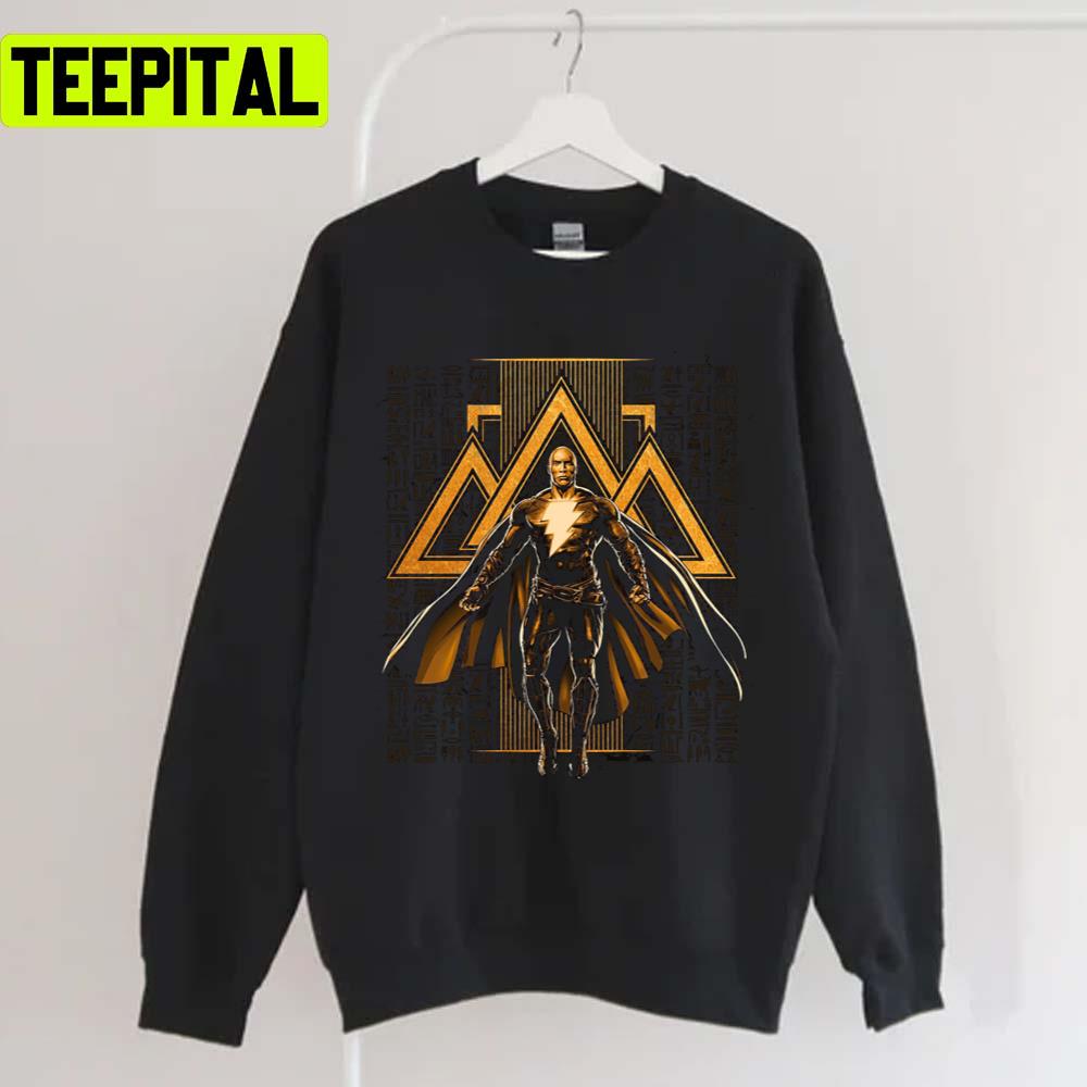 Symbols Background Black Adam Dc Movie The Rock Dwayne Johnson Unisex T-Shirt Symbols Background Black Adam Dc Movie The Rock Dwayne Johnson Unisex T-Shirt