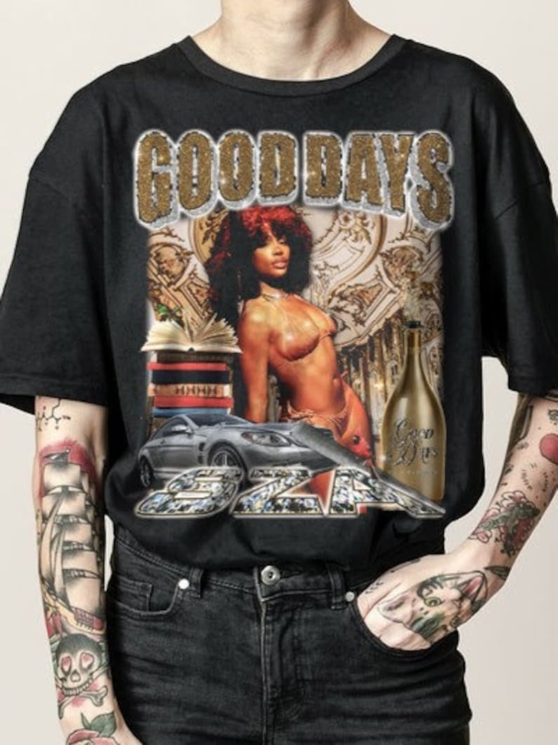 Sza Good Days Vintage Art Unisex T-Shirt Sza Good Days Vintage Art Unisex T-Shirt