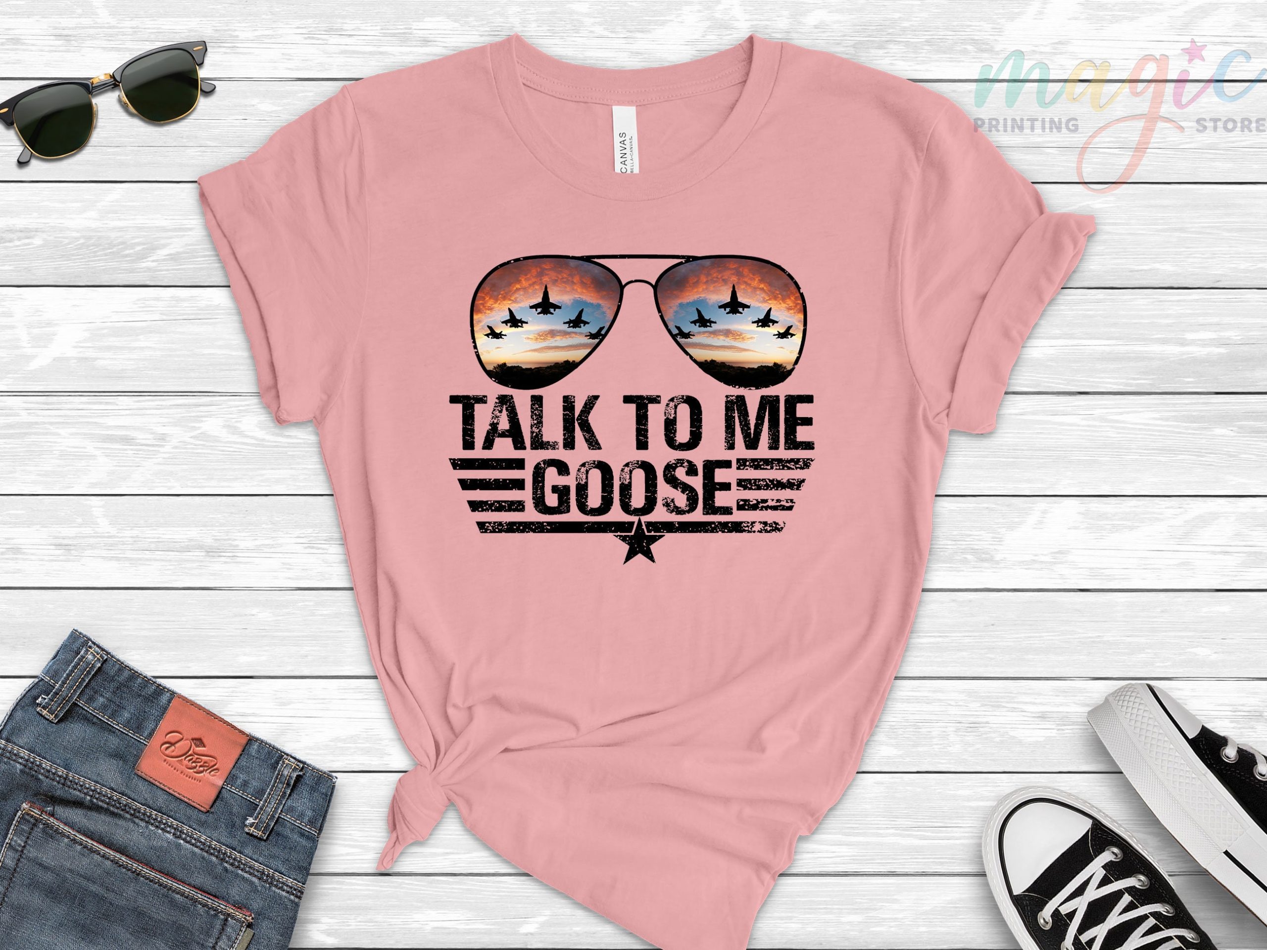 Talk To Me Goose Top Gun Jet Fighter Unisex T-Shirt Talk To Me Goose Top Gun Jet Fighter Unisex T-Shirt