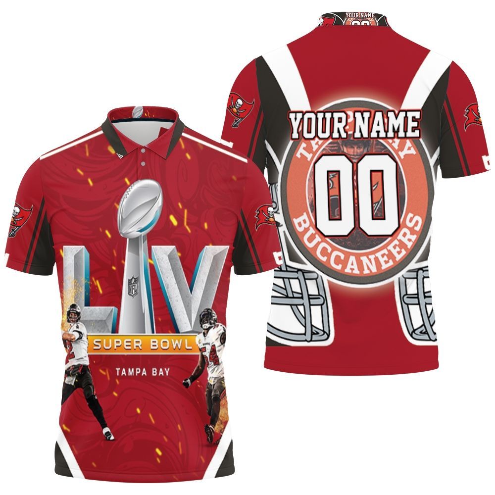 Tampa Bay Buccaneers 2021 Super Bowl Champions Personalized Polo Shirt All Over Print Shirt 3d T-shirt Tampa Bay Buccaneers 2021 Super Bowl Champions Personalized Polo Shirt All Over Print Shirt 3d T-shirt