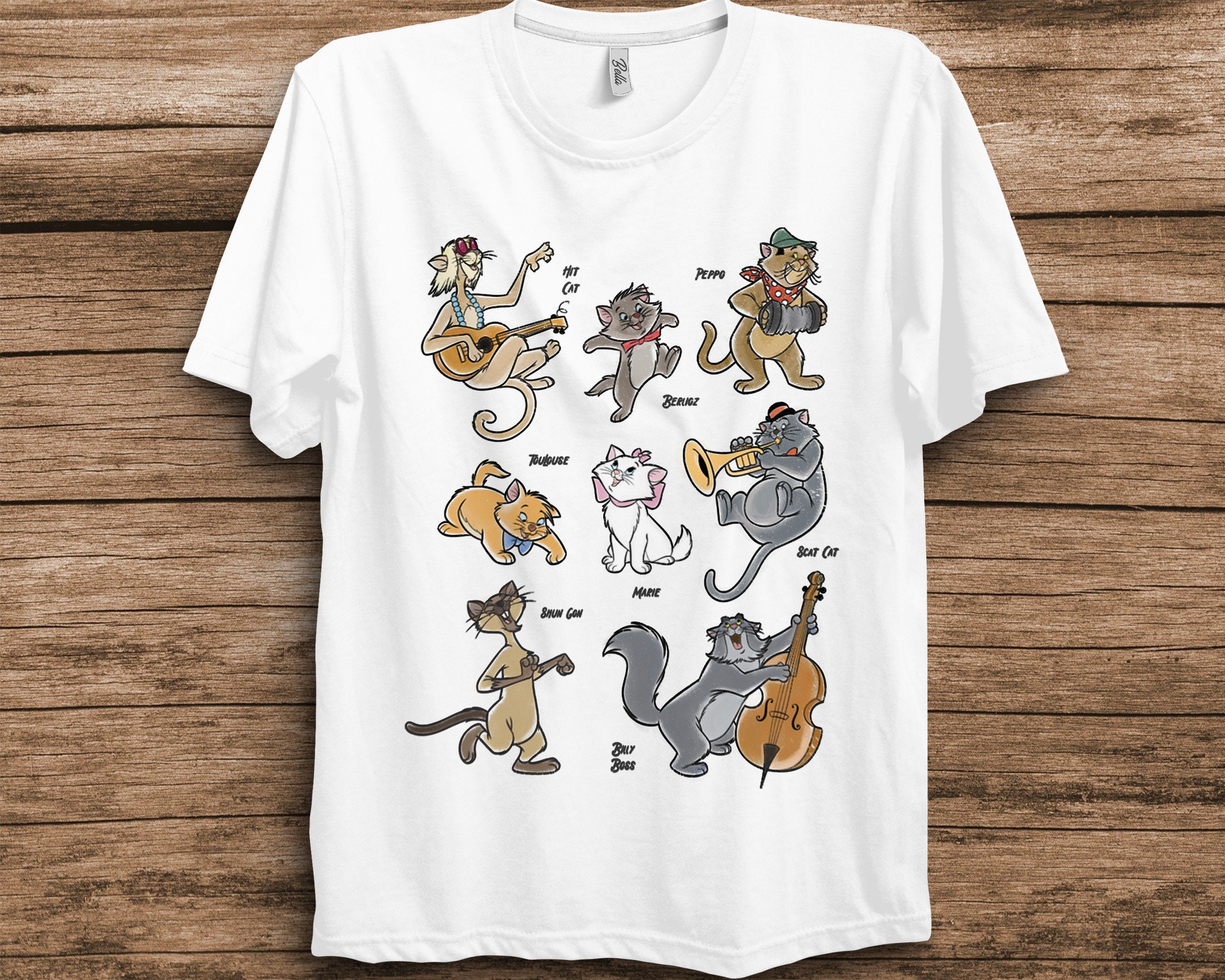 The Aristocats All The Cats Disney Unisex T-Shirt The Aristocats All The Cats Disney Unisex T-Shirt