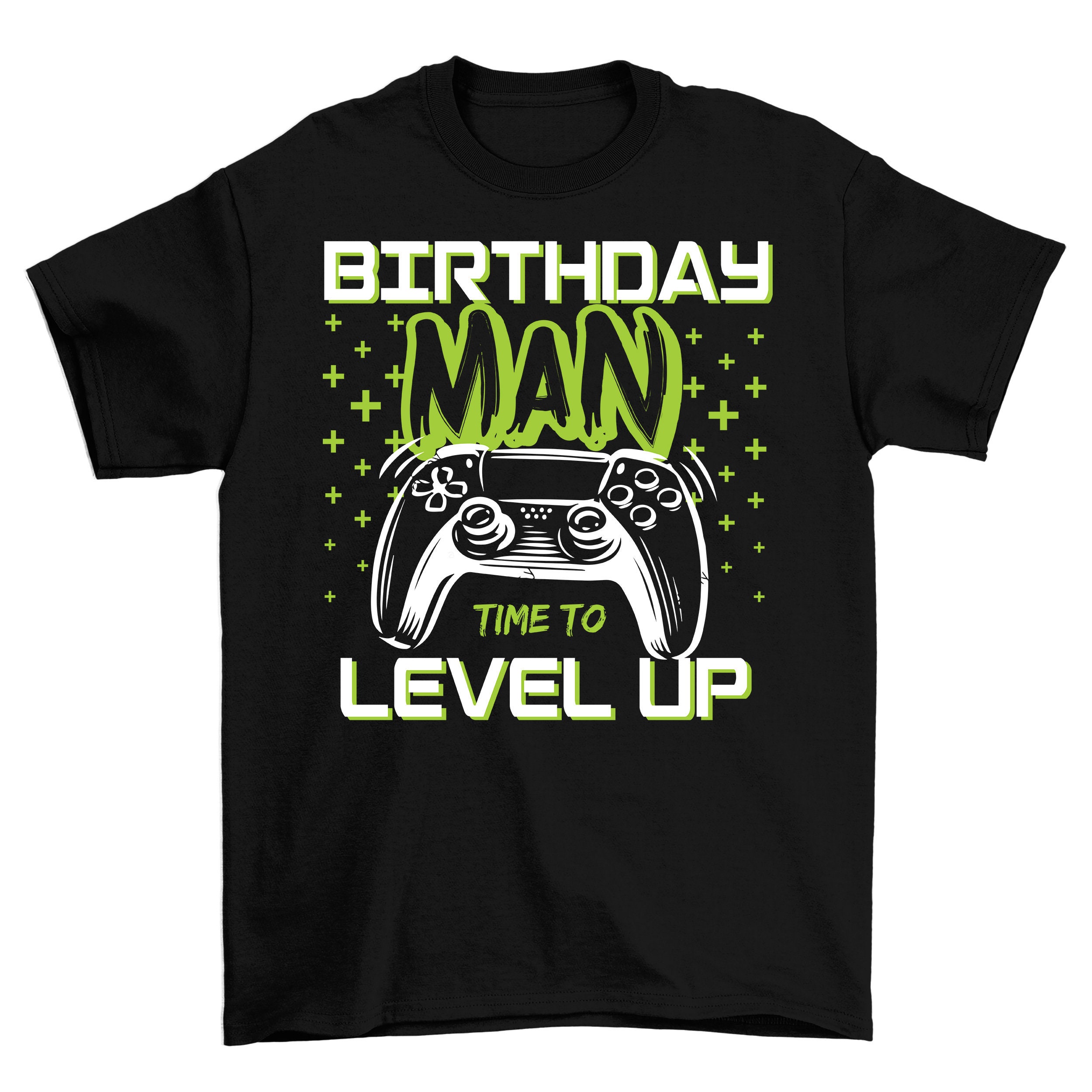 The Birthday Man Time To Level Up Retro Art Unisex T-Shirt The Birthday Man Time To Level Up Retro Art Unisex T-Shirt