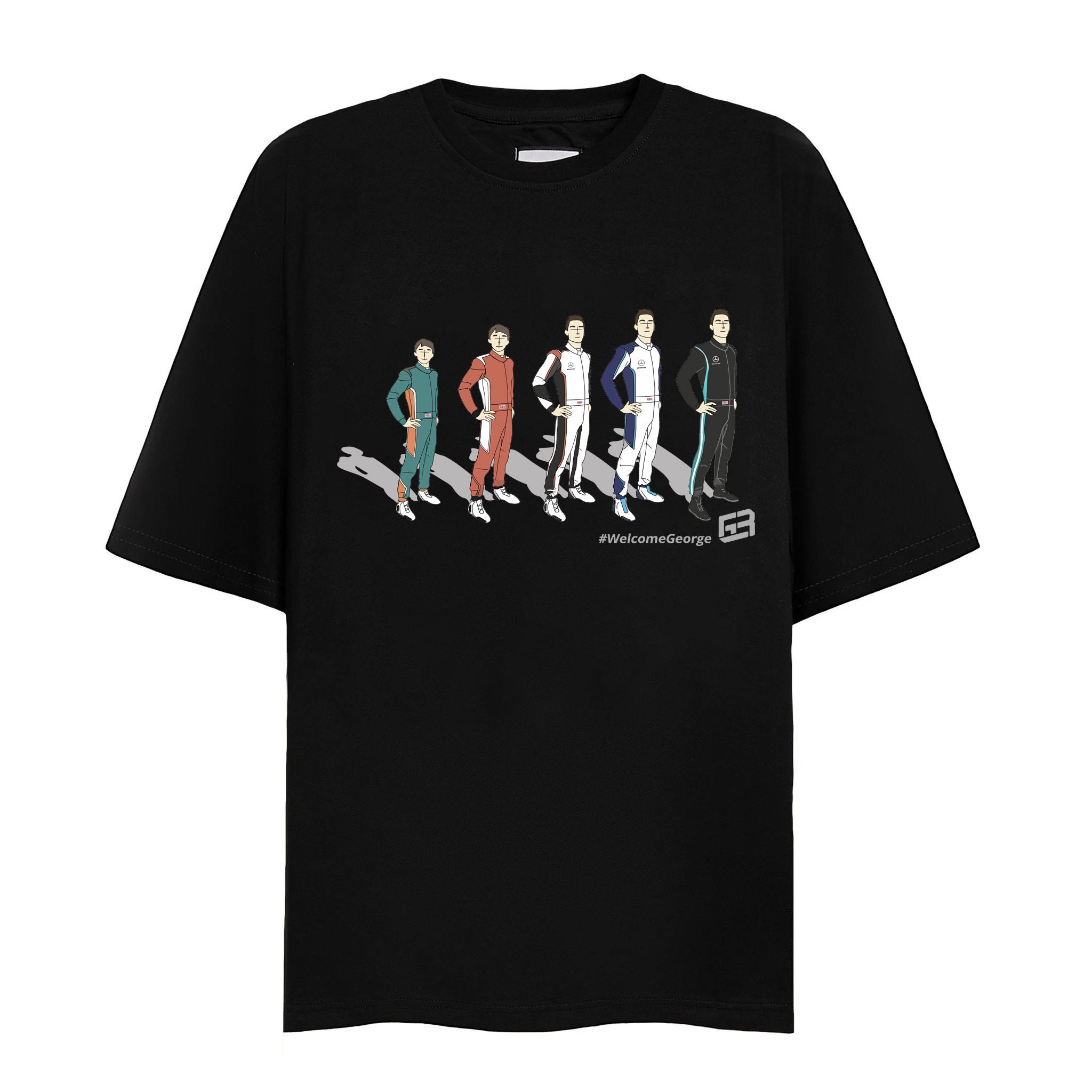 The Evolution Of George Russell Unisex T-Shirt The Evolution Of George Russell Unisex T-Shirt