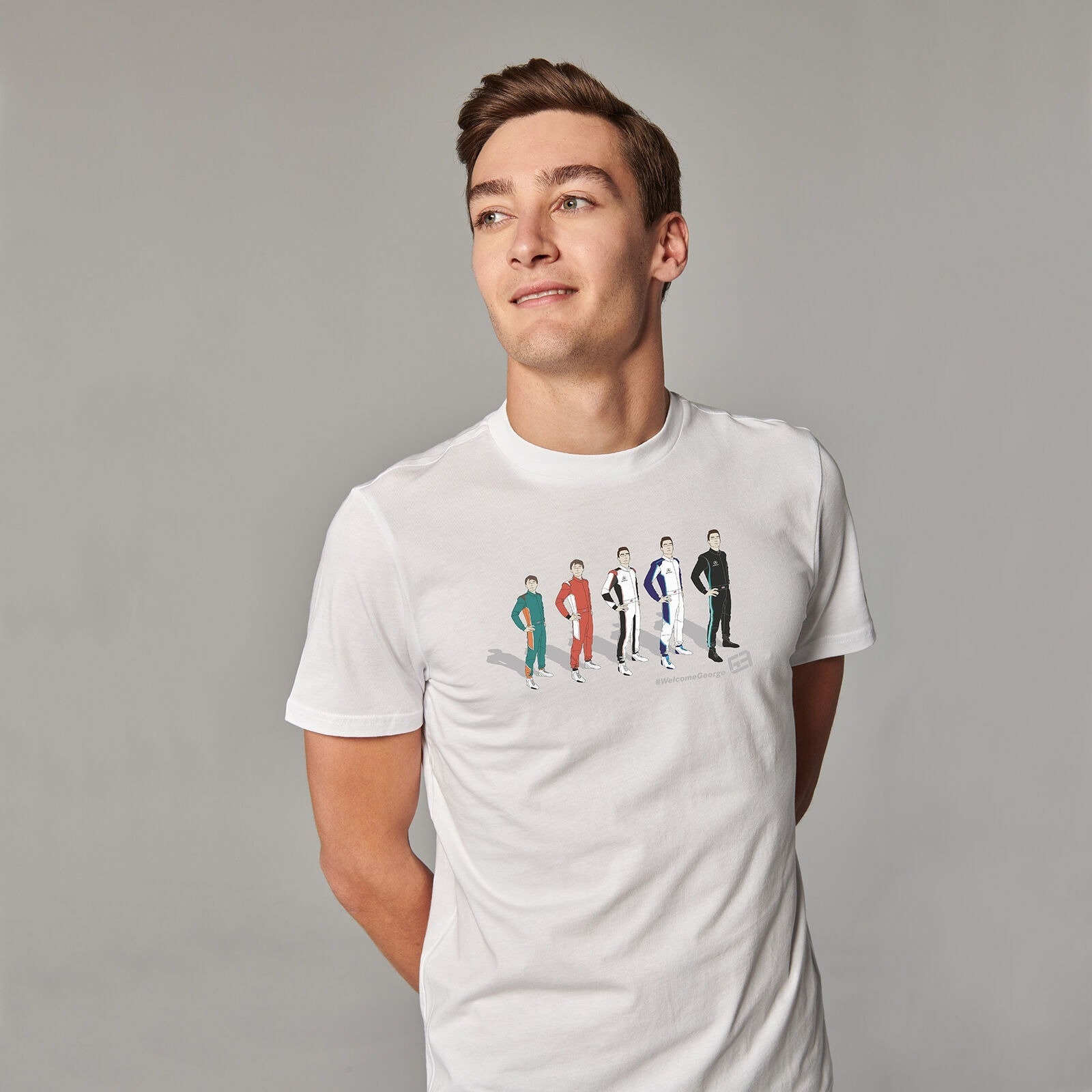 The Evolution Of George Russell Unisex T-Shirt The Evolution Of George Russell Unisex T-Shirt