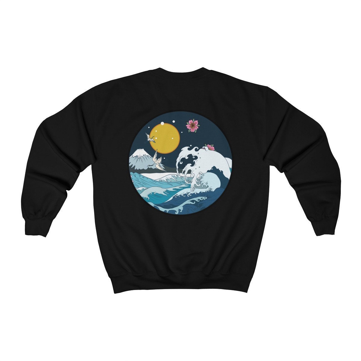 The Great Wave Off Kanagawa Japan Art Unisex Sweatshirt The Great Wave Off Kanagawa Japan Art Unisex Sweatshirt