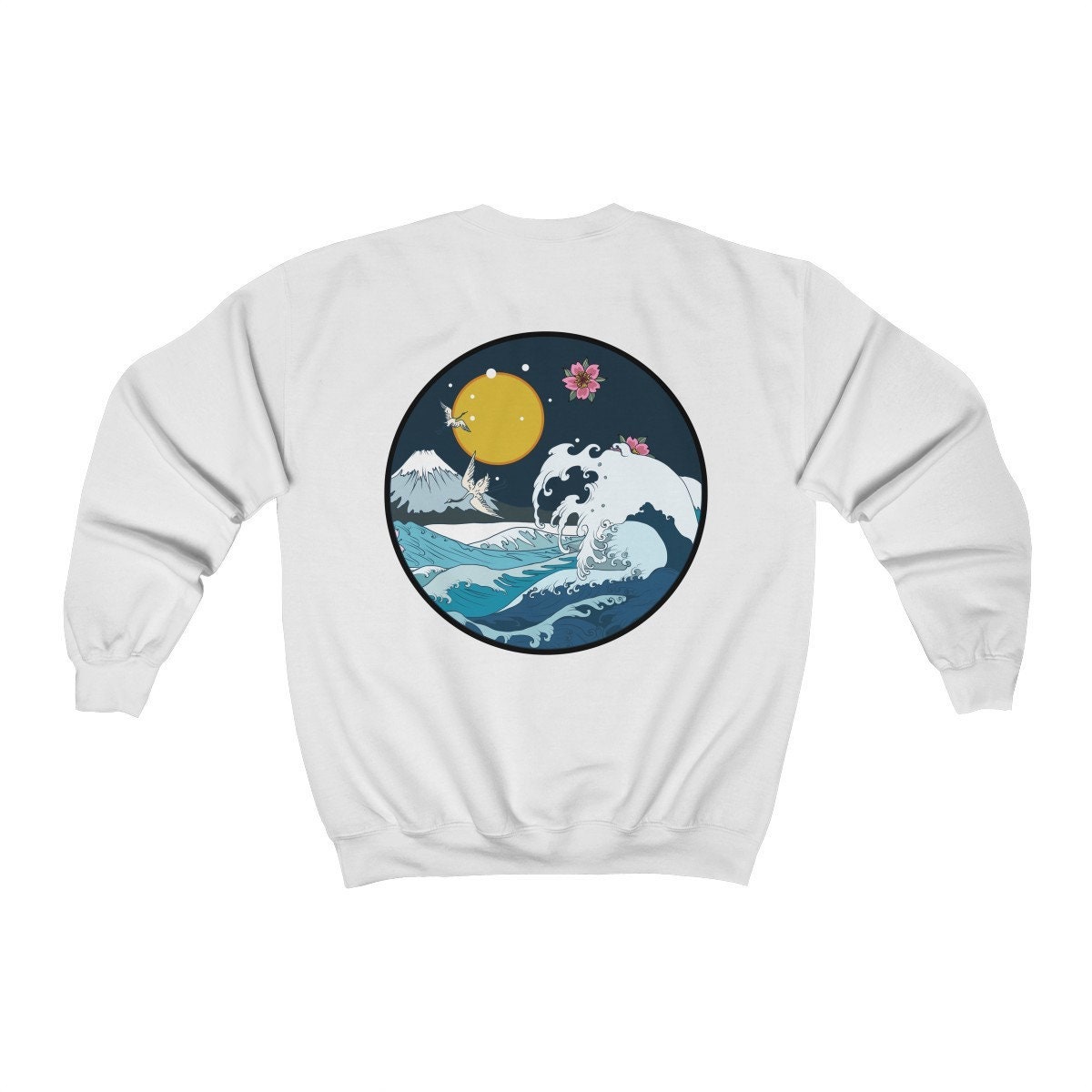 The Great Wave Off Kanagawa Japan Art Unisex Sweatshirt The Great Wave Off Kanagawa Japan Art Unisex Sweatshirt