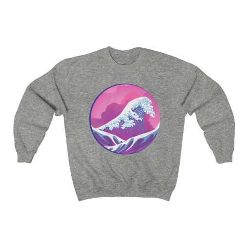 The Great Wave Off Kanagawa Japan Art Unisex Sweatshirt