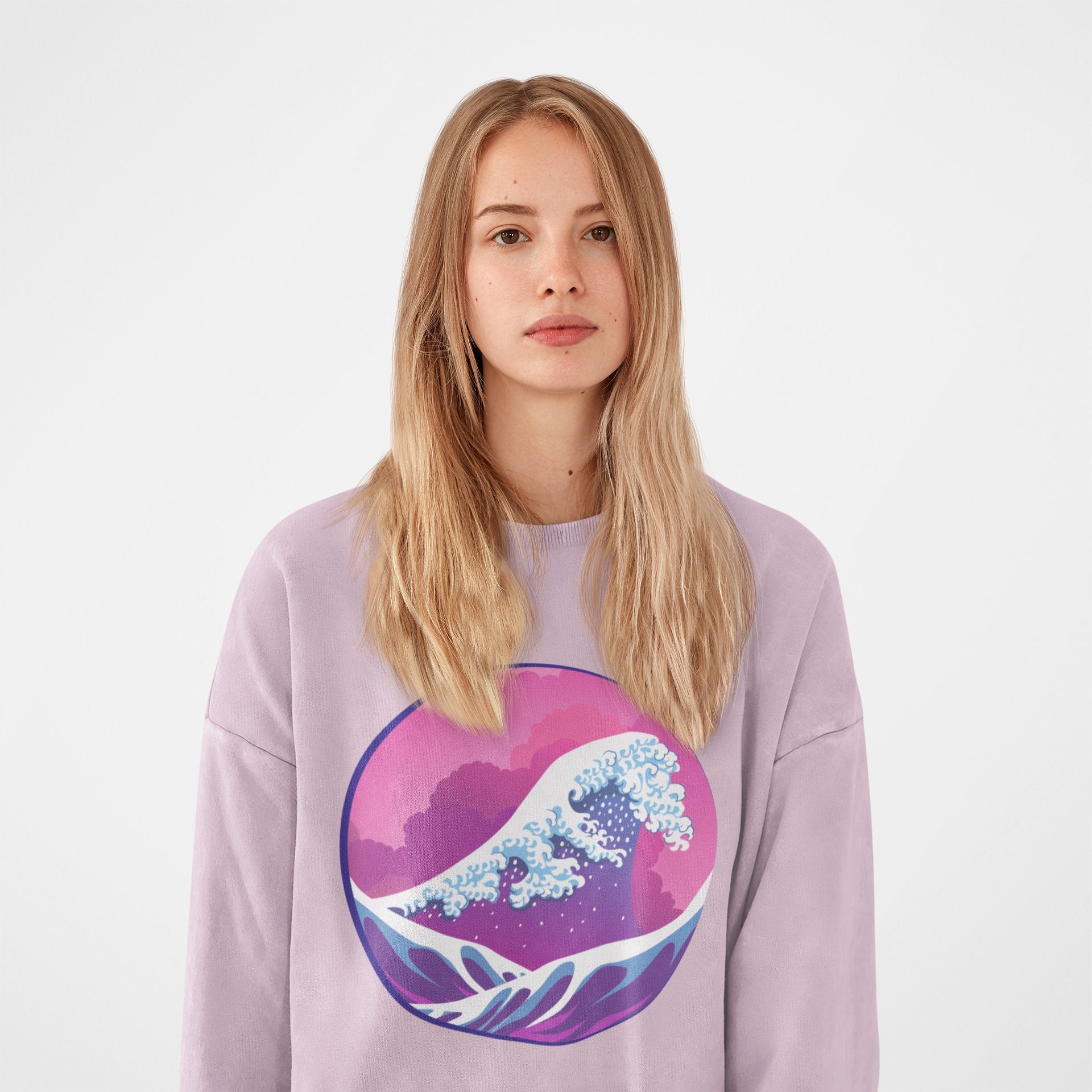 The Great Wave Off Kanagawa Japan Art Unisex Sweatshirt The Great Wave Off Kanagawa Japan Art Unisex Sweatshirt