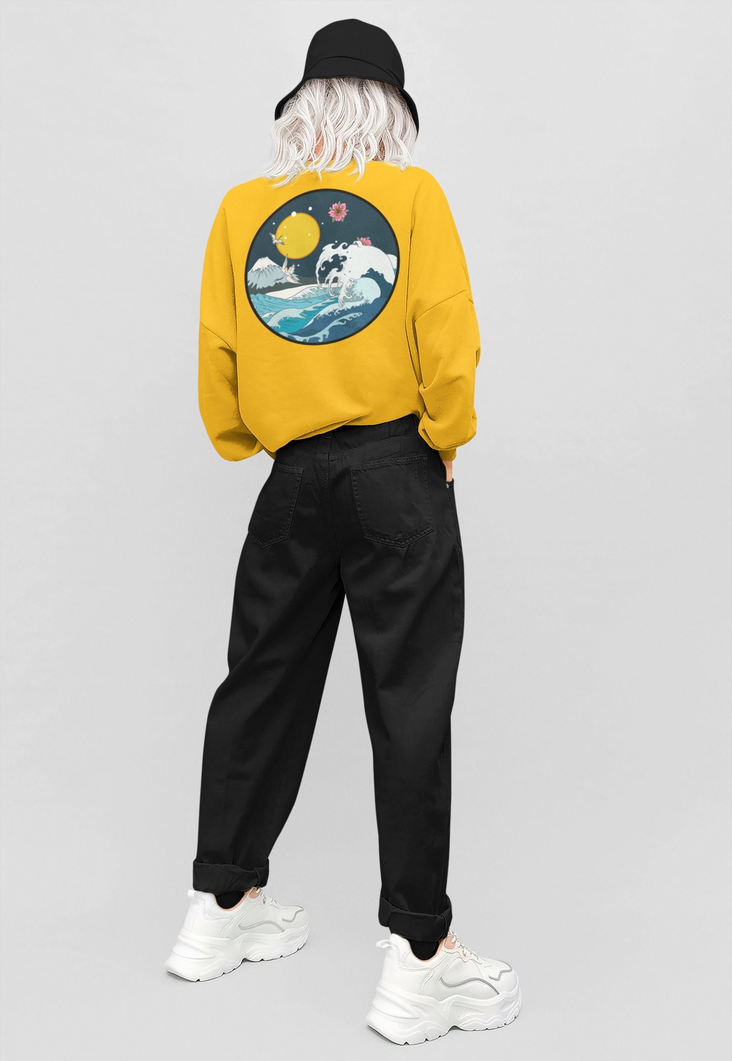 The Great Wave Off Kanagawa Japan Art Unisex Sweatshirt The Great Wave Off Kanagawa Japan Art Unisex Sweatshirt