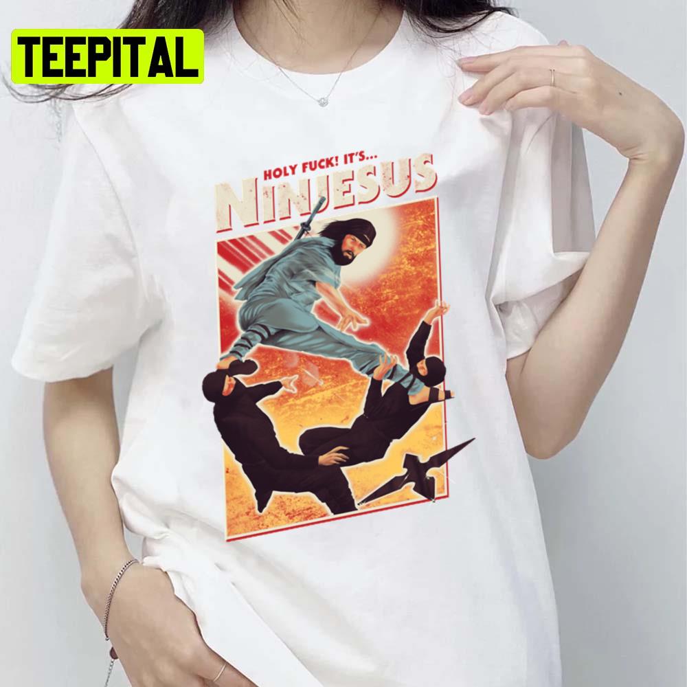 The Jesus Ninja Funny Design Unisex T-Shirt The Jesus Ninja Funny Design Unisex T-Shirt