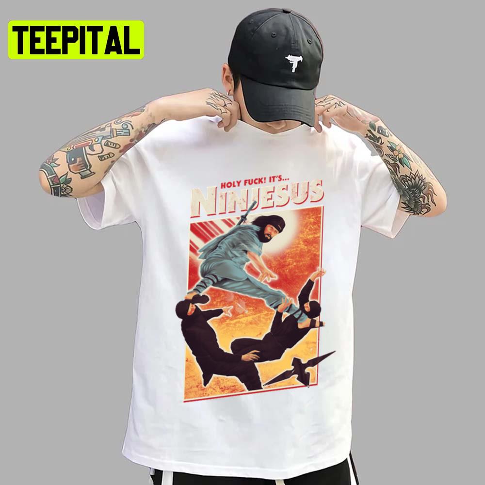 The Jesus Ninja Funny Design Unisex T-Shirt The Jesus Ninja Funny Design Unisex T-Shirt