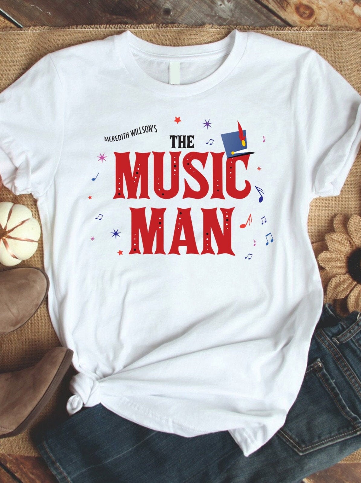 The Music Man Broadway Willsonhugh Jackman Unisex T-Shirt The Music Man Broadway Willsonhugh Jackman Unisex T-Shirt