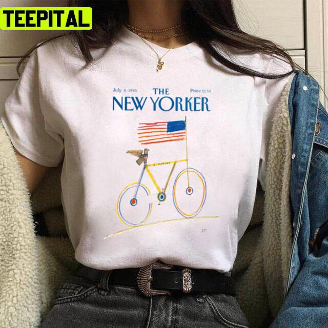 The Saul Steinberg Velo The New Yorker Unisex T-Shirt The Saul Steinberg Velo The New Yorker Unisex T-Shirt