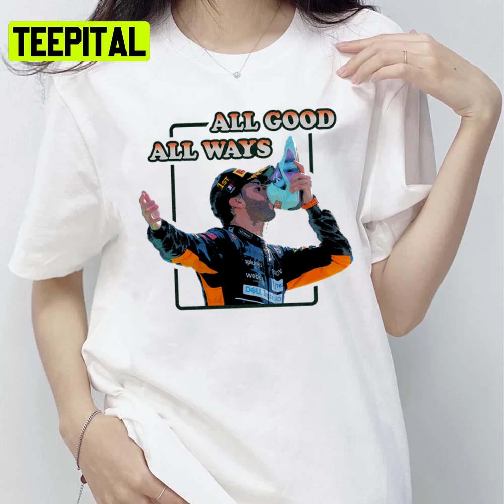 The Shoey Time Daniel Ricciardo Car Racing Unisex T-Shirt The Shoey Time Daniel Ricciardo Car Racing Unisex T-Shirt