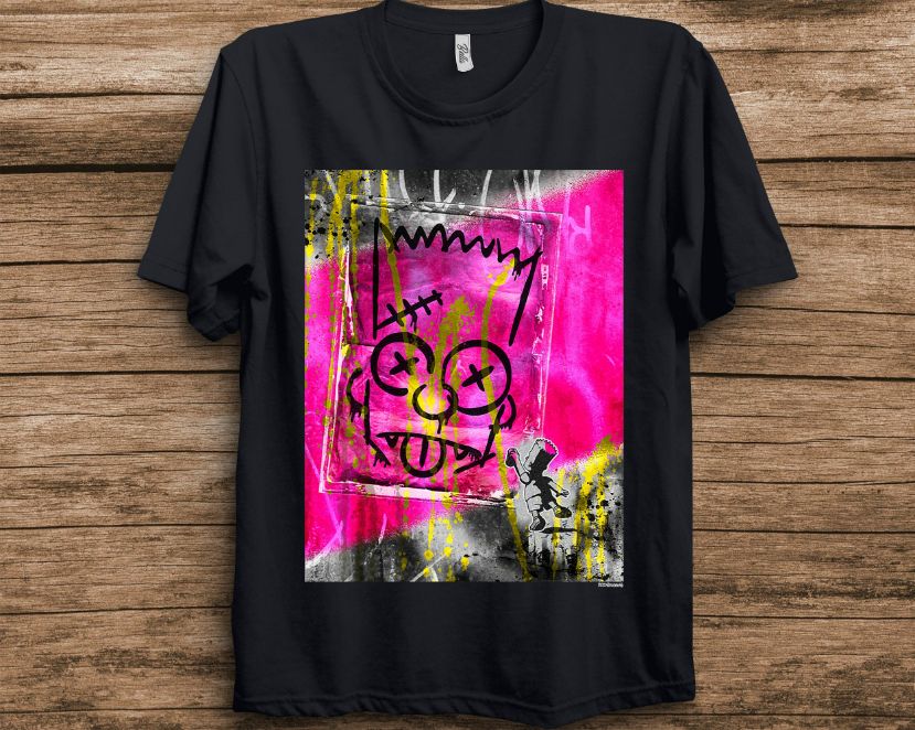 The Simpsons Bart Simpson El Barto Graffiti T-Shirt The Simpsons Bart Simpson El Barto Graffiti T-Shirt