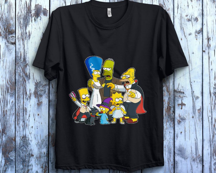 The Simpsons Family Treehouse Of Horror T-Shirt The Simpsons Family Treehouse Of Horror T-Shirt