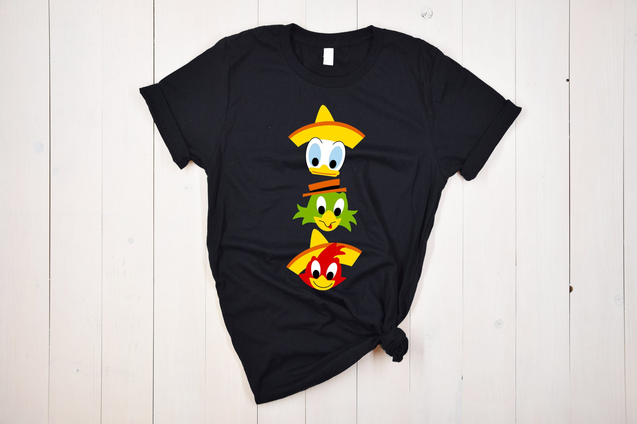 The Three Caballeros Vintage Design Unisex T-Shirt The Three Caballeros Vintage Design Unisex T-Shirt