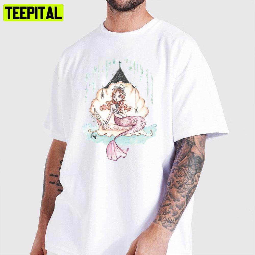 The Throne Of The Vampire Mermaid Unisex T-Shirt The Throne Of The Vampire Mermaid Unisex T-Shirt