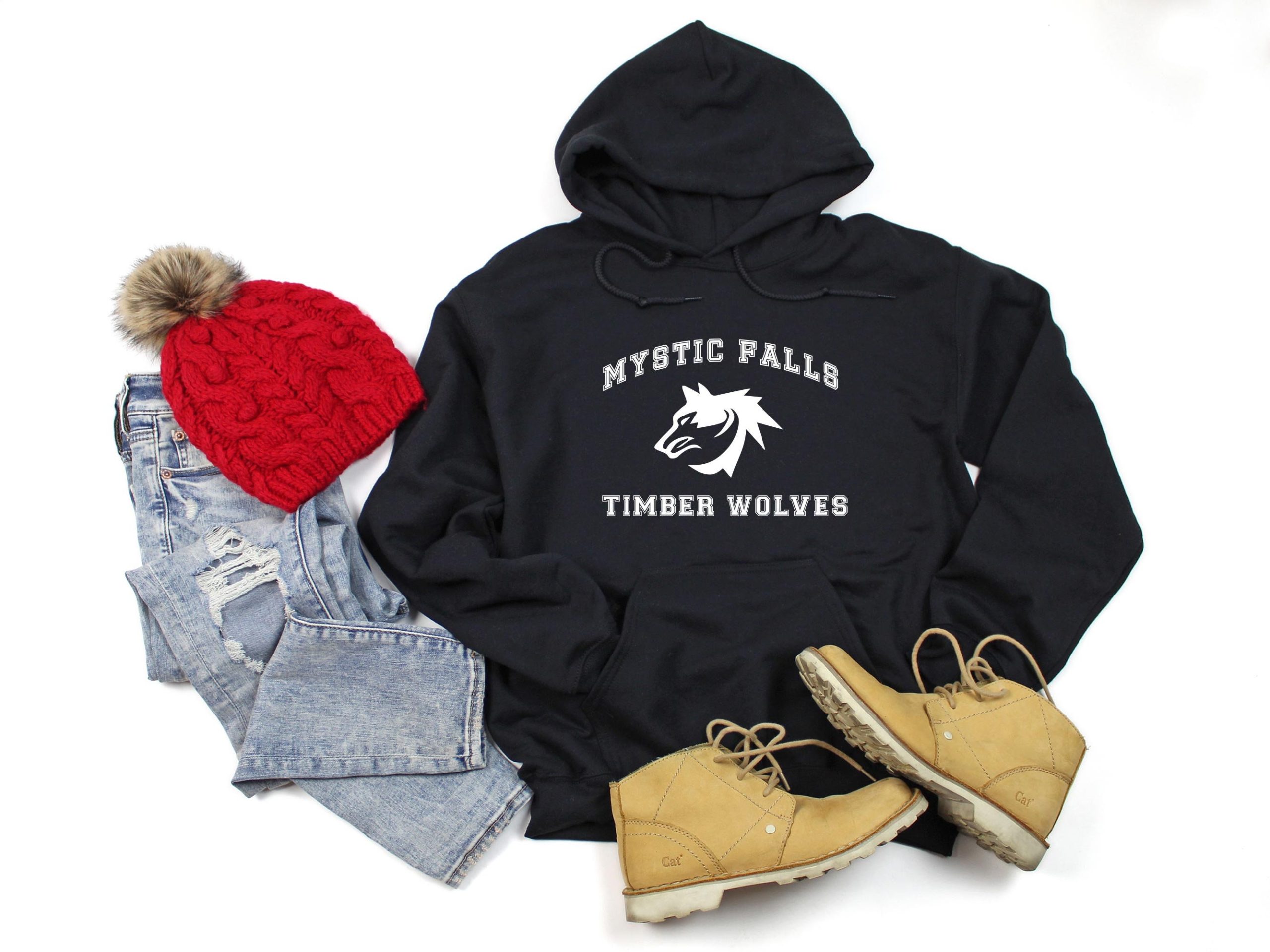 The Vampire Diaries Mystic Falls Timber Wolves Hoodie The Vampire Diaries Mystic Falls Timber Wolves Hoodie