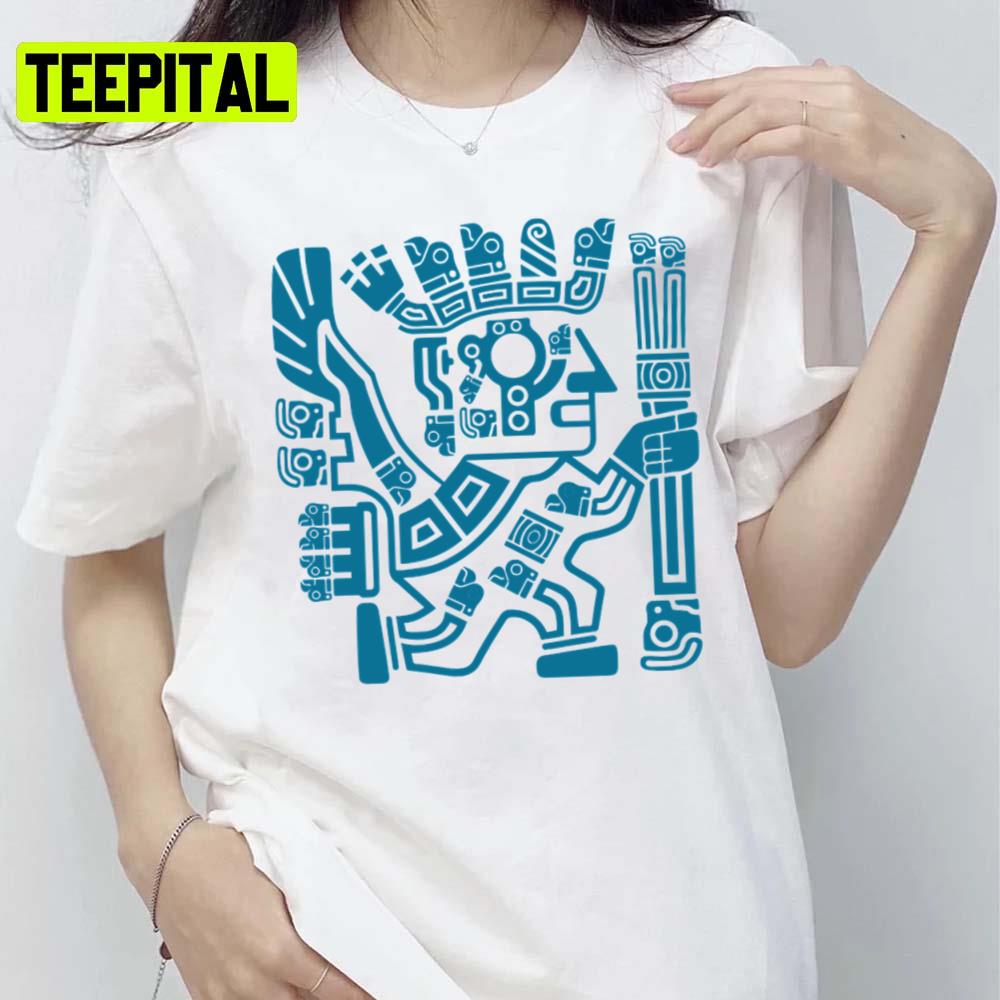 The Vintage Blue Art Viracocha Unisex T-Shirt The Vintage Blue Art Viracocha Unisex T-Shirt