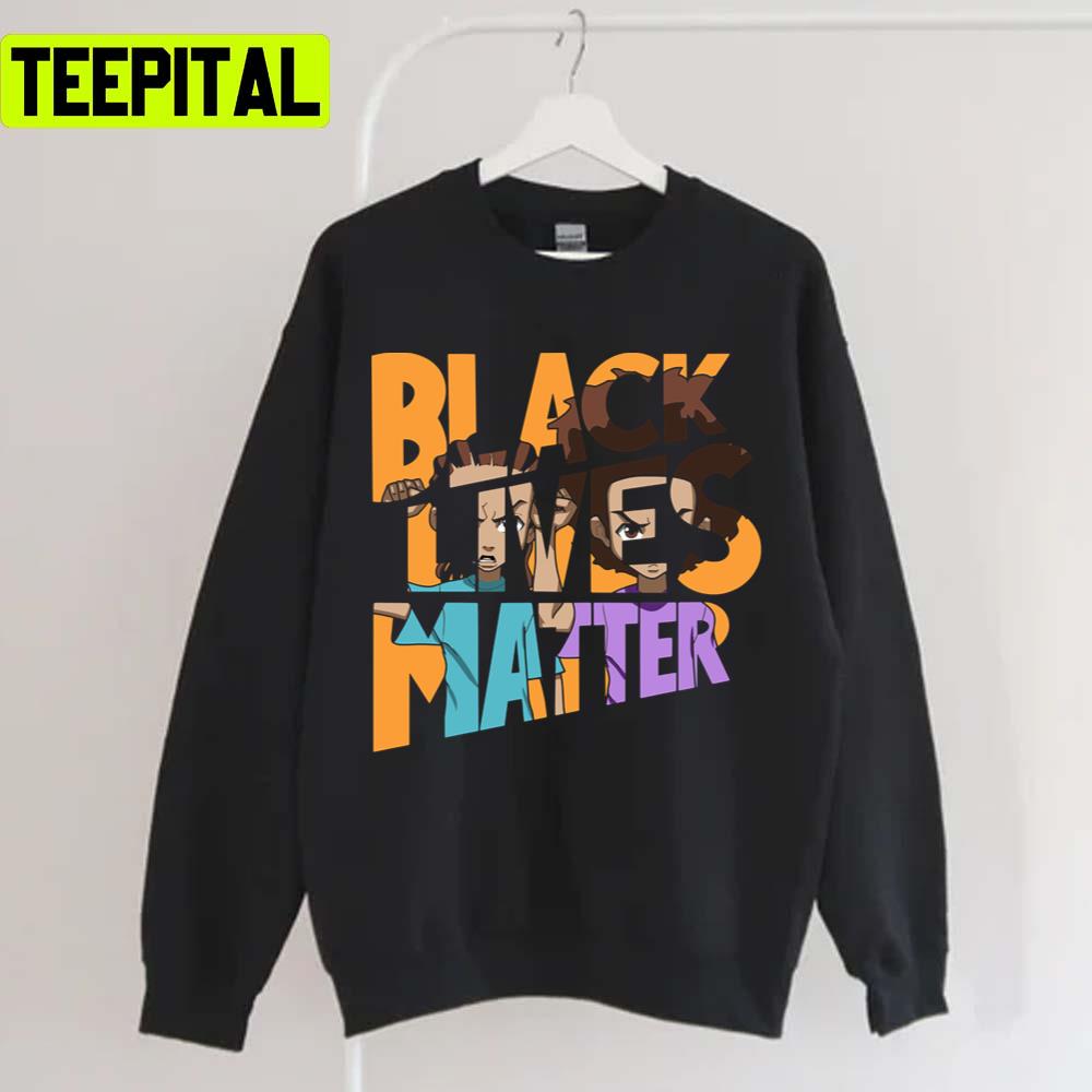 The X Black Lives Matter The Design The Boondocks Unisex T-Shirt The X Black Lives Matter The Design The Boondocks Unisex T-Shirt
