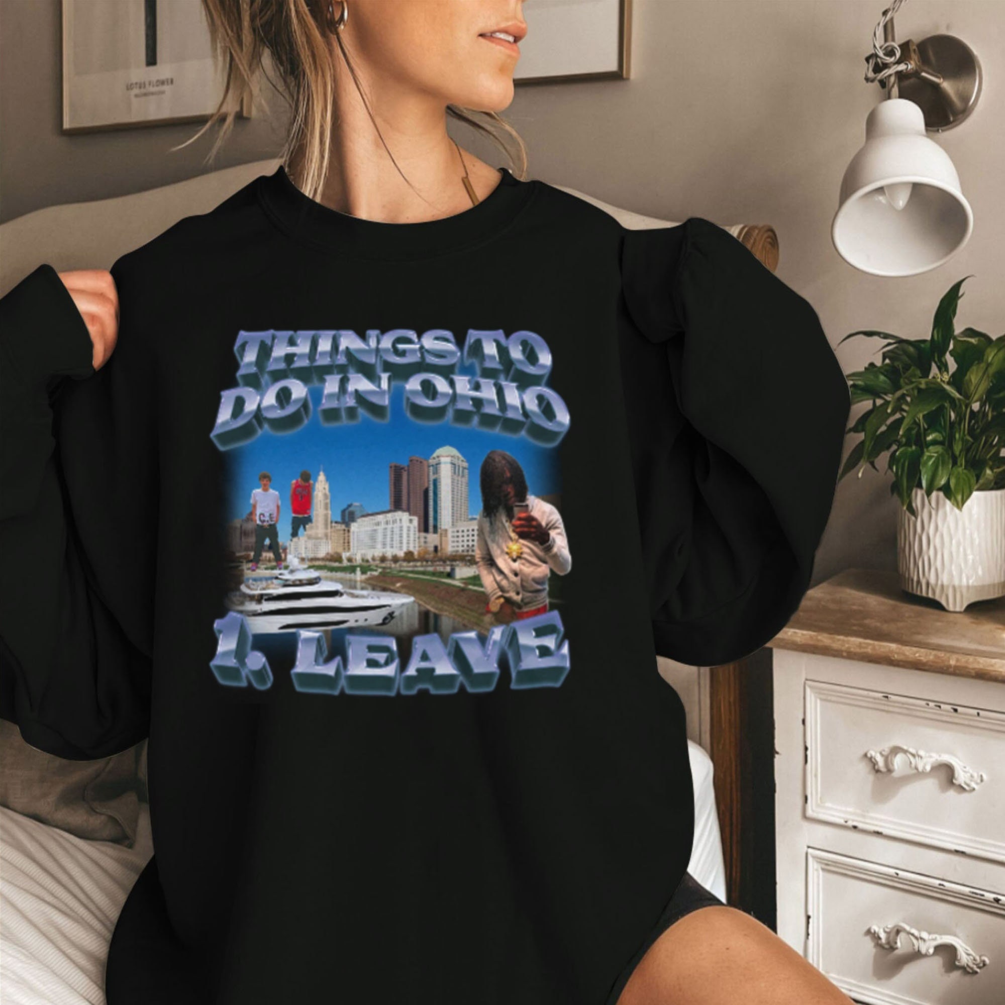 Things To Do In Ohio 1 Leave Unisex T-Shirt Things To Do In Ohio 1 Leave Unisex T-Shirt