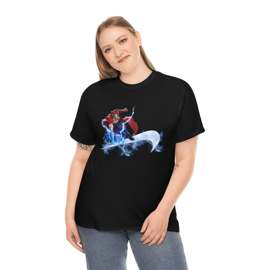 Thor Mix Nike Logo Thor Love And Thunder Unisex T-Shirt Thor Mix Nike Logo Thor Love And Thunder Unisex T-Shirt